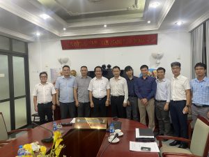 Đoàn công tác Công ty Rạng Đông làm việc với Học viện