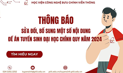 Học viện Công nghệ Bưu chính Viễn thông công bố chỉ tiêu tuyển sinh các ngành đào tạo mới #2