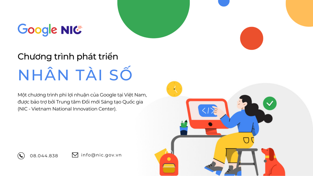 THÔNG BÁO ĐĂNG KÝ HỌC BỔNG CHƯƠNG TRÌNH PHÁT TRIỂN NHÂN TÀI SỐ (GOOGLE CAREER CERTIFICATE) 2024