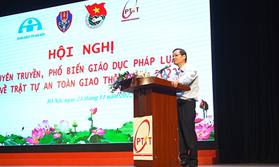 Hội nghị tuyên truyền, phổ biến giáo dục pháp luật về trật tự an toàn giao thông năm 2022