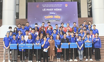 Lễ phát động Tháng Thanh niên năm 2023 với chủ đề: “Tuổi trẻ tiên phong chuyển đổi số”