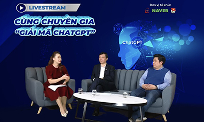 Hơn 1300 sinh viên tham gia   chương trình livestream “Giải mã ChatGPT”