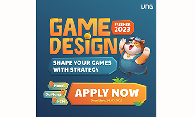 VNG mở đơn Game Design Fresher 2023 – chương trình tuyển dụng và đào tạo nhà thiết kế kịch bản game