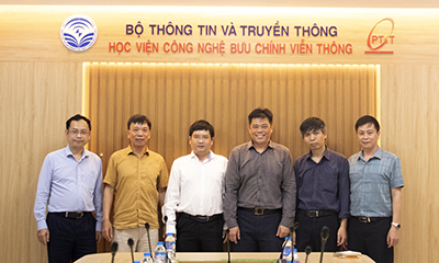 Đoàn công tác của công ty Synopsys (Hoa Kỳ) đến thăm và làm việc tại Học viện