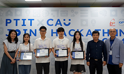 PTIT và 4 trường Đại học Hàn quốc tranh tài tại cuộc thi “PTIT-CAU HACKATHON 2024”