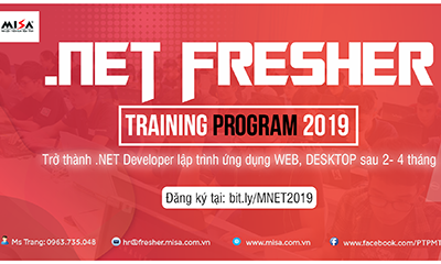 Thông báo chương trình .NET Fresher của Công ty Cổ phần MISA