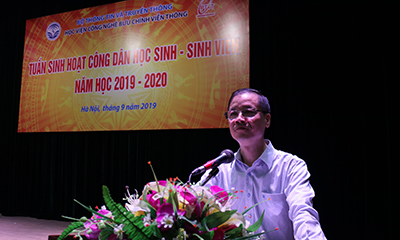 Sinh viên khóa 2019 tham gia “Tuần sinh hoạt công dân học sinh – sinh viên”