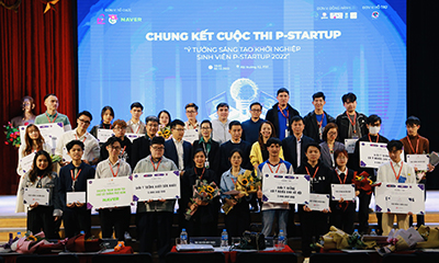 6 đội xuất sắc nhất được trao giải tại P-Start up 2022