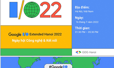 Google I/O Extended Hanoi 2022 Ngày hội Công nghệ và Kết nối sắp diễn ra tại Học viện Công nghệ Bưu chính Viễn thông