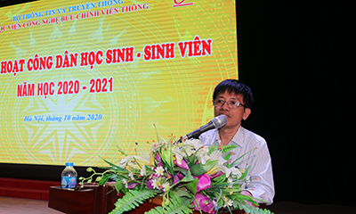 Sinh viên khóa 2020 tham gia “Tuần sinh hoạt công dân học sinh-sinh viên”