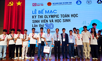 Sinh viên Học viện Công nghệ Bưu chính Viễn thông đạt thành tích cao tại Cuộc thi Olympic Toán học Sinh viên toàn quốc năm 2024