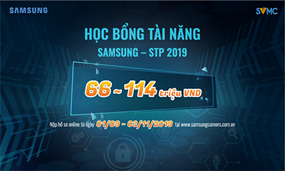 Chương trình học bổng Tài năng Samsung – STP 2019: DÁM THAY ĐỔI – DÁM DẪN ĐẦU