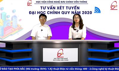 PTIT tư vấn trực tuyến tuyển sinh đại học hệ chính quy năm 2020