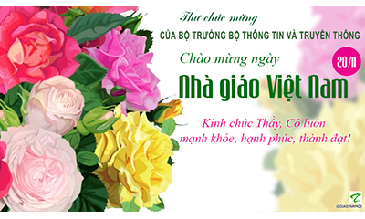 Thư chúc mừng nhân ngày 20-11 của Bộ trưởng Bộ Thông tin và Truyền thông