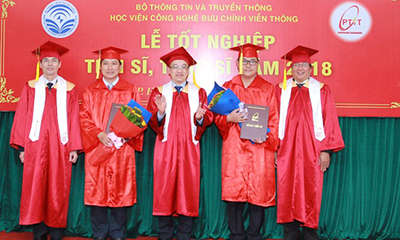 Lễ tổng kết khóa học và trao bằng Tiến sĩ, Thạc sĩ đợt 1 năm 2018 tại Học viện cơ sở