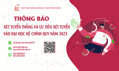 Thông báo xét tuyển thẳng và ưu tiên xét tuyển vào Đại học hệ chính quy năm 2023