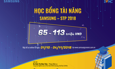 Khởi động chương trình Học bổng tài năng Samsung – STP 2018