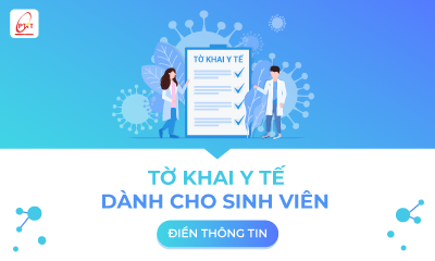 Thông báo về việc hoàn tất tờ khai thông tin y tế