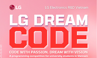 Công ty LG Electronics R&D Vietnam (LGEDV) thông báo cuộc thi LG Dream Code 2024