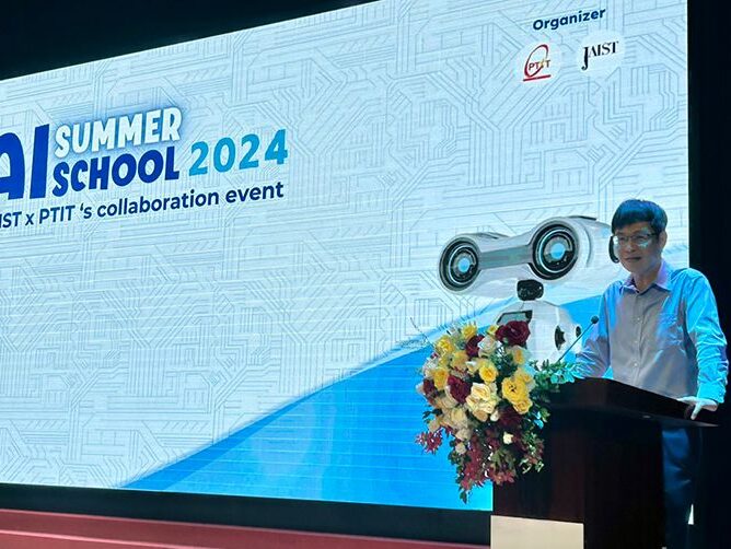 Khai mạc AI SUMMER SCHOOL 2024 – JAIST x PTIT ‘s collaboration event