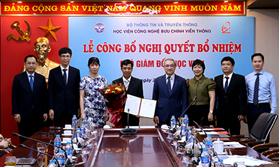 Học viện Công nghệ Bưu chính Viễn thông bổ nhiệm thêm 01 Phó Giám đốc