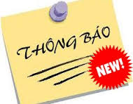 THÔNG BÁO