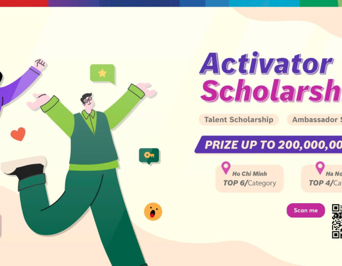 Thông báo chương trình học bổng Activator Scholarship của BGSW Vietnam