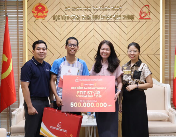 Học viện Công nghệ Bưu chính Viễn thông bổ sung chính sách học bổng tài năng 2025: Thêm cơ hội cho các thí sinh đạt kết quả cao kỳ thi THPT