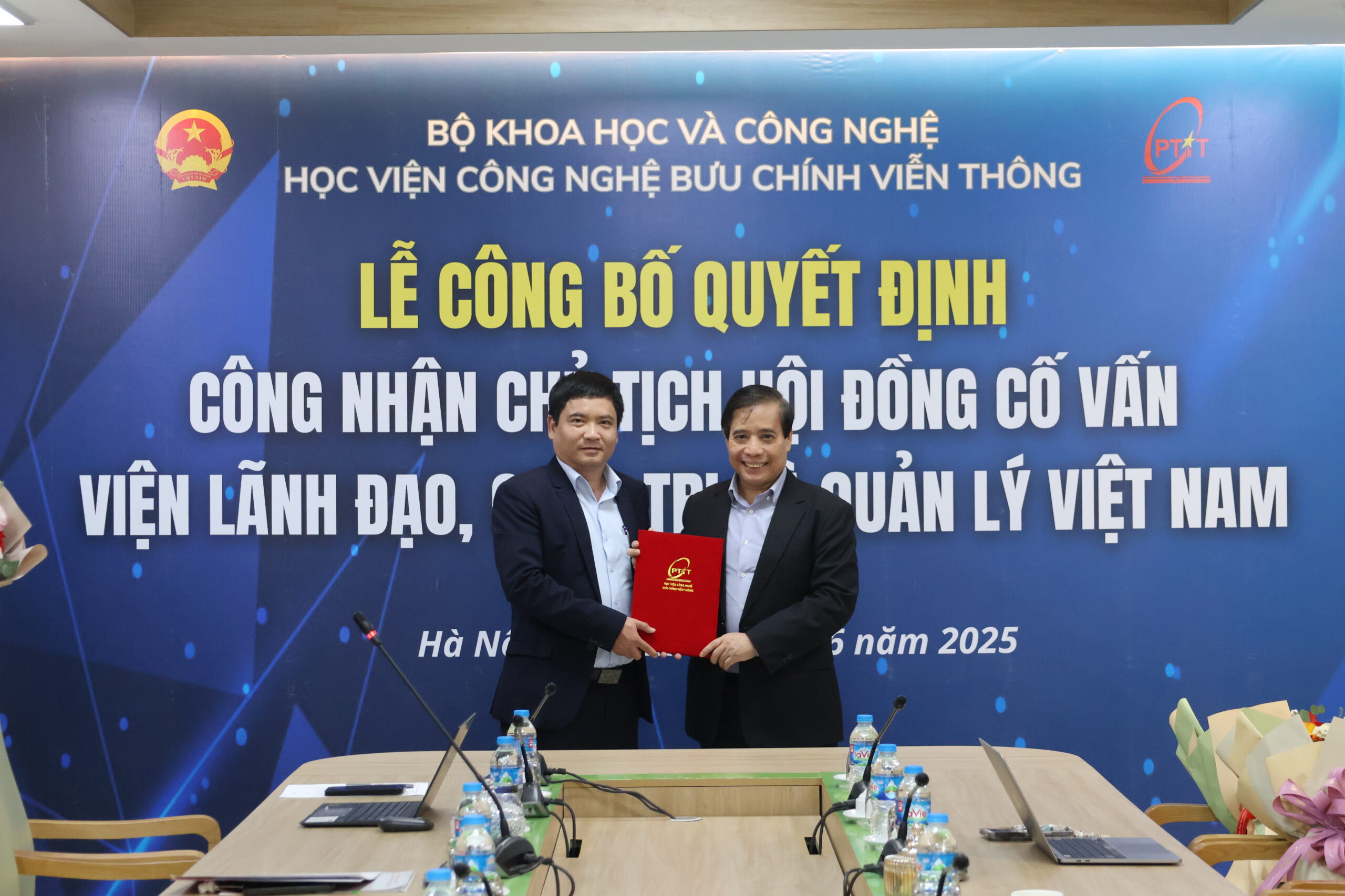GS.TS Vũ Minh Khương giữ chức Chủ tịch Hội đồng Cố vấn Viện Lãnh đạo, Quản trị và Quản lý Việt Nam tại PTIT