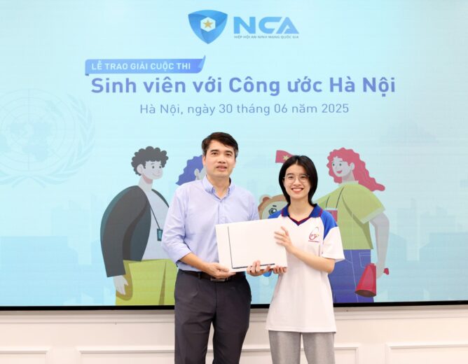 Sinh viên PTIT giành giải Nhất cuộc thi tìm hiểu về công ước chống tội phạm mạng