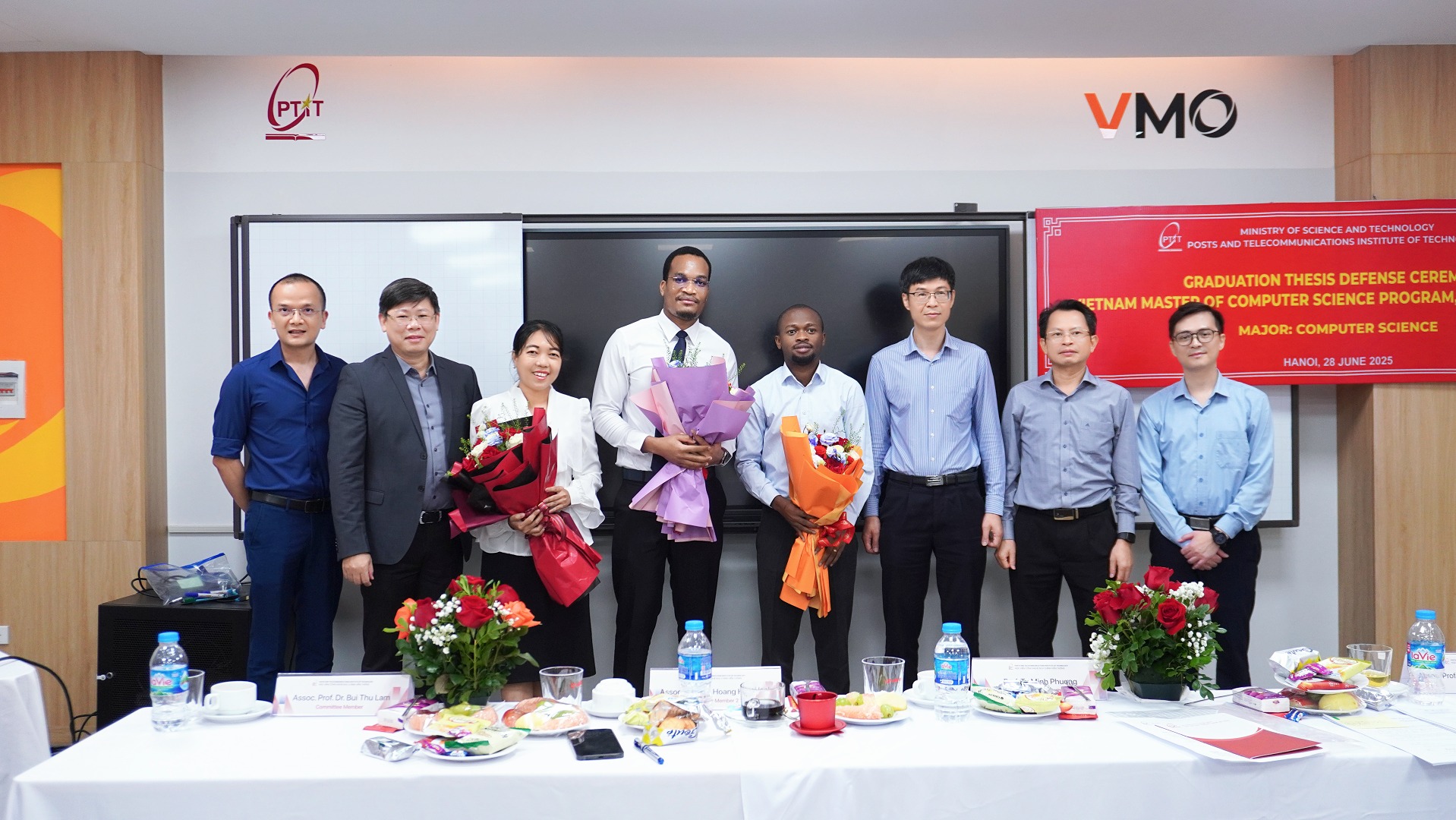 Lễ bảo vệ đồ án tốt nghiệp – Lớp thạc sĩ Khoa học Máy tính giảng dạy bằng tiếng Anh, khóa 2023 – 2025