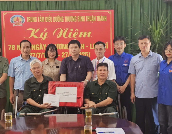 PTIT tổ chức chuỗi hoạt động tri ân nhân dịp kỷ niệm 78 năm Ngày Thương binh – Liệt sĩ (27/7/1947 – 27/7/2025)