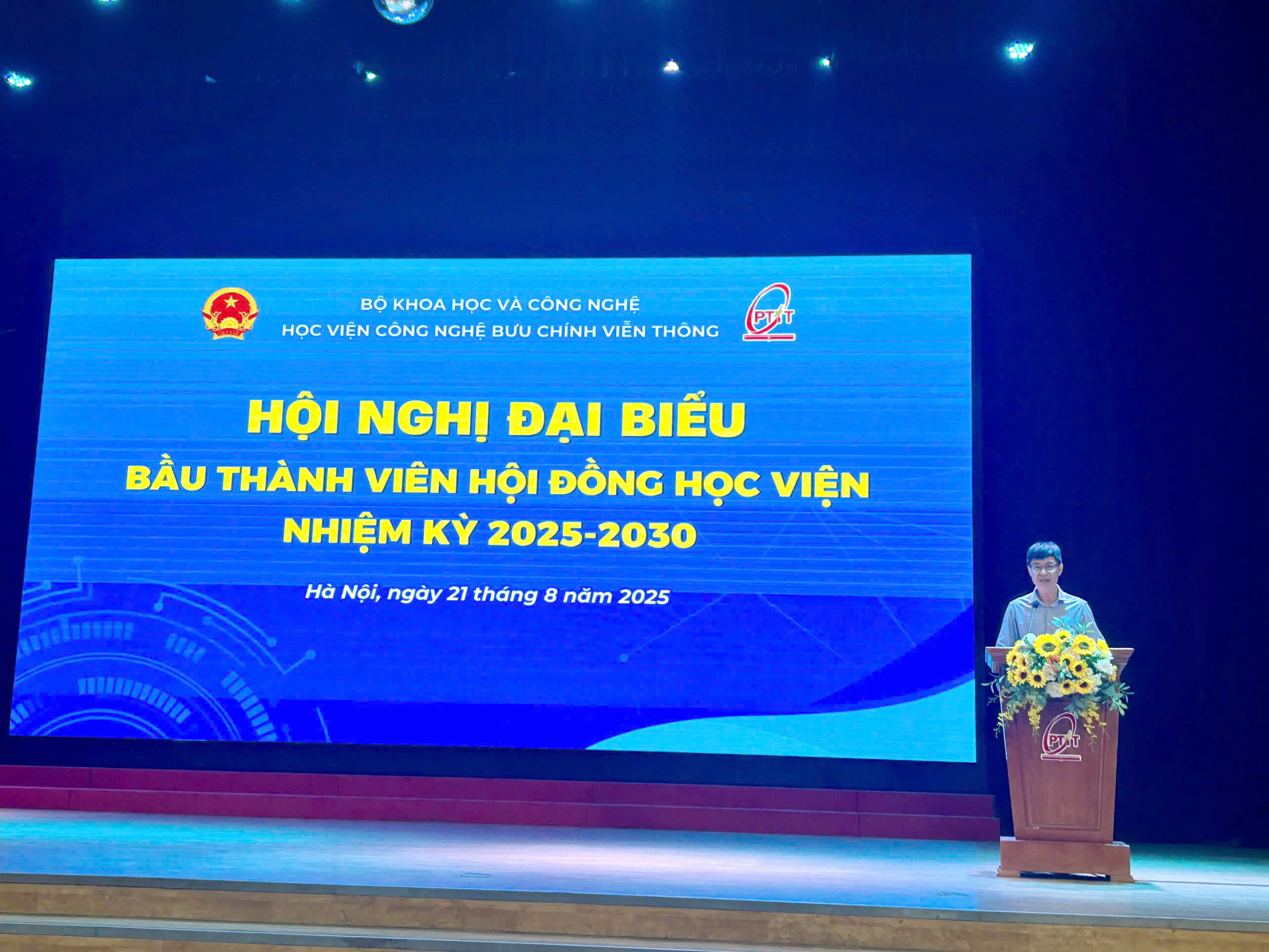 Hội nghị đại biểu bầu thành viên Hội đồng Học viện Công nghệ Bưu chính Viễn thông nhiệm kỳ 2025-2030
