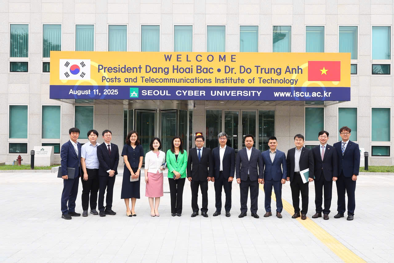 PTIT hợp tác với Đại học Seoul Cyber (Hàn quốc) thành lập Liên minh Đại học số toàn cầu