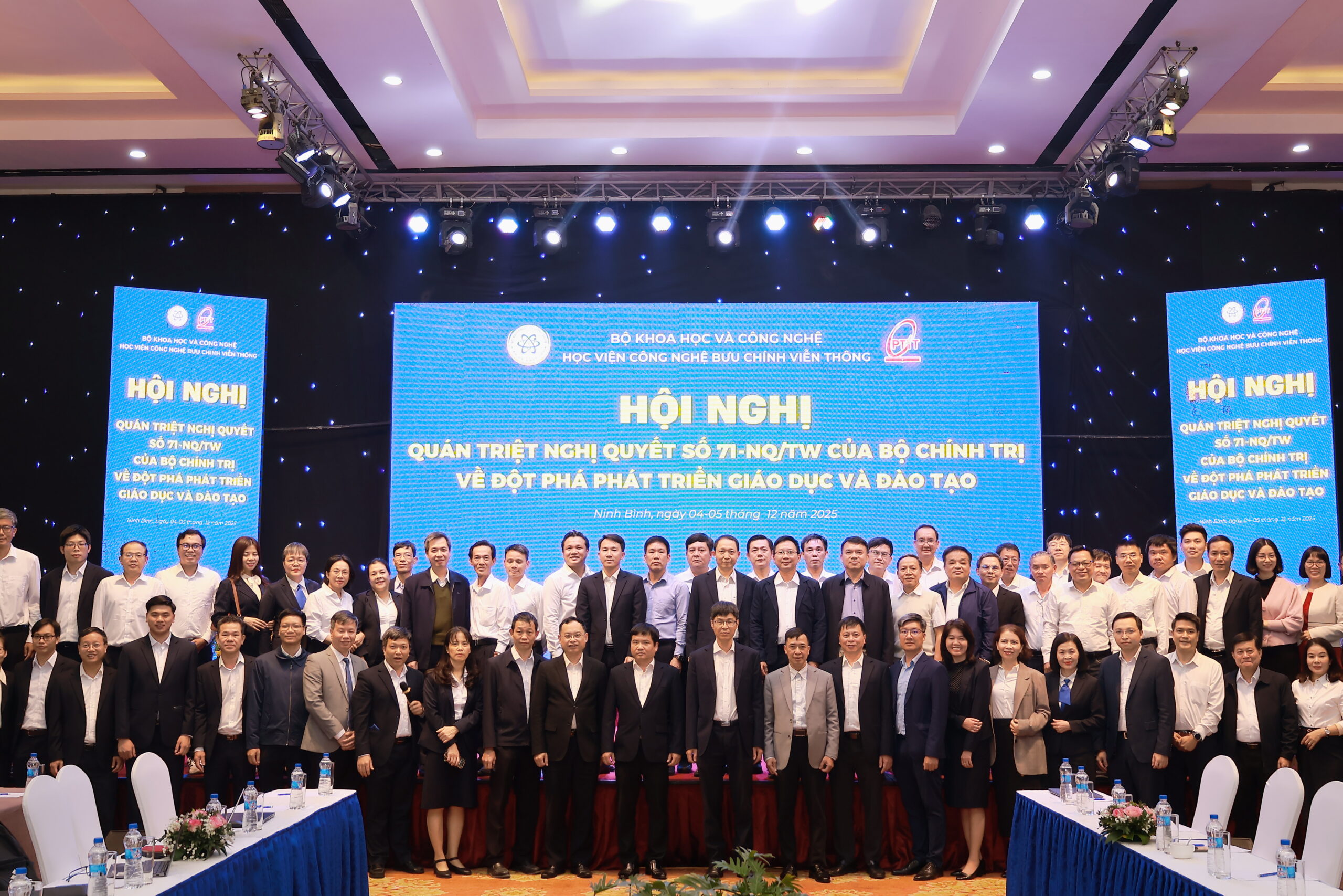 PTIT tổ chức Hội nghị quán triệt Nghị quyết 71 của Bộ Chính trị