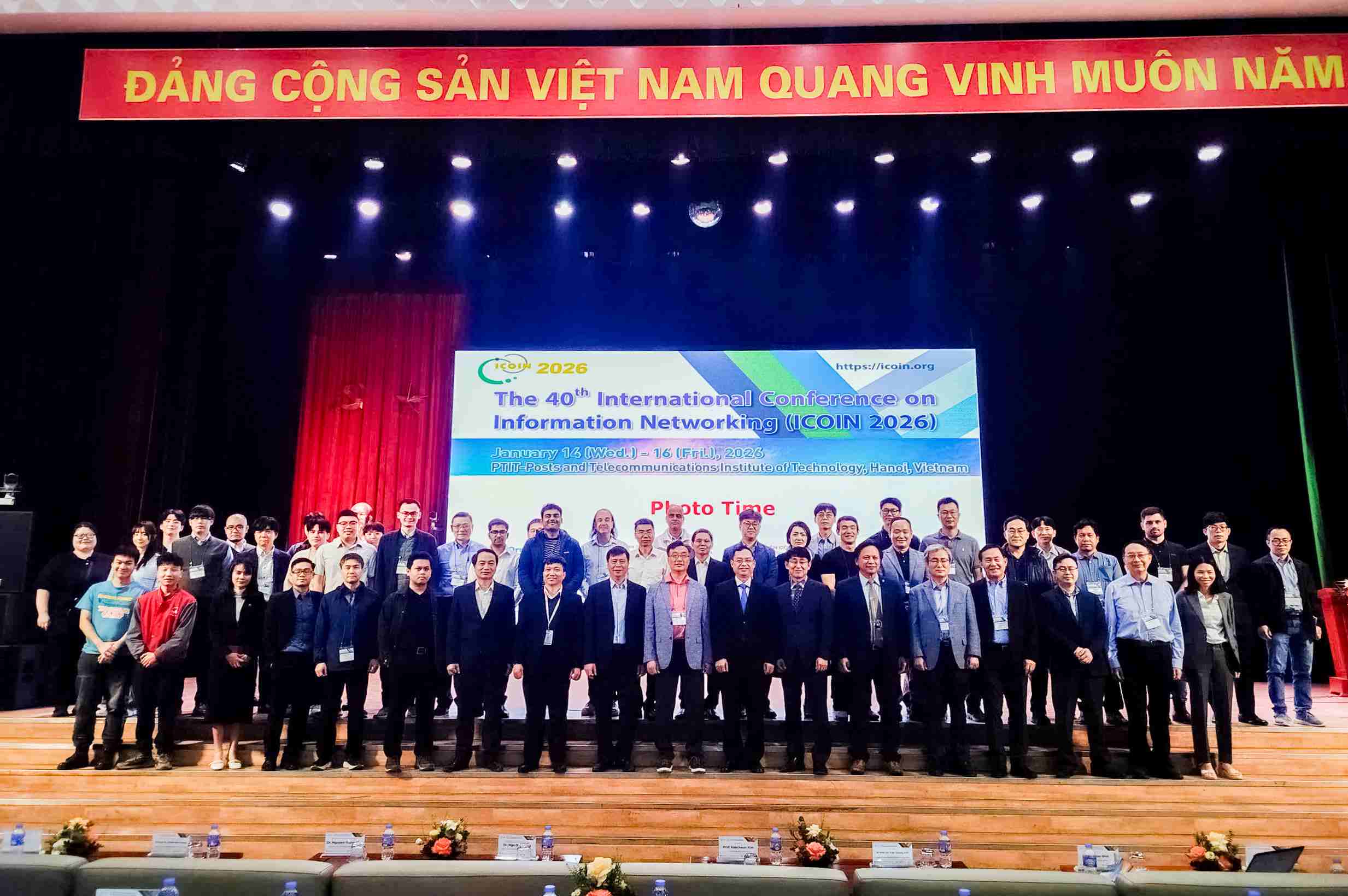 Hội nghị ICOIN 2026 tại PTIT – Dấu ấn 40 năm phát triển công nghệ mạng toàn cầu