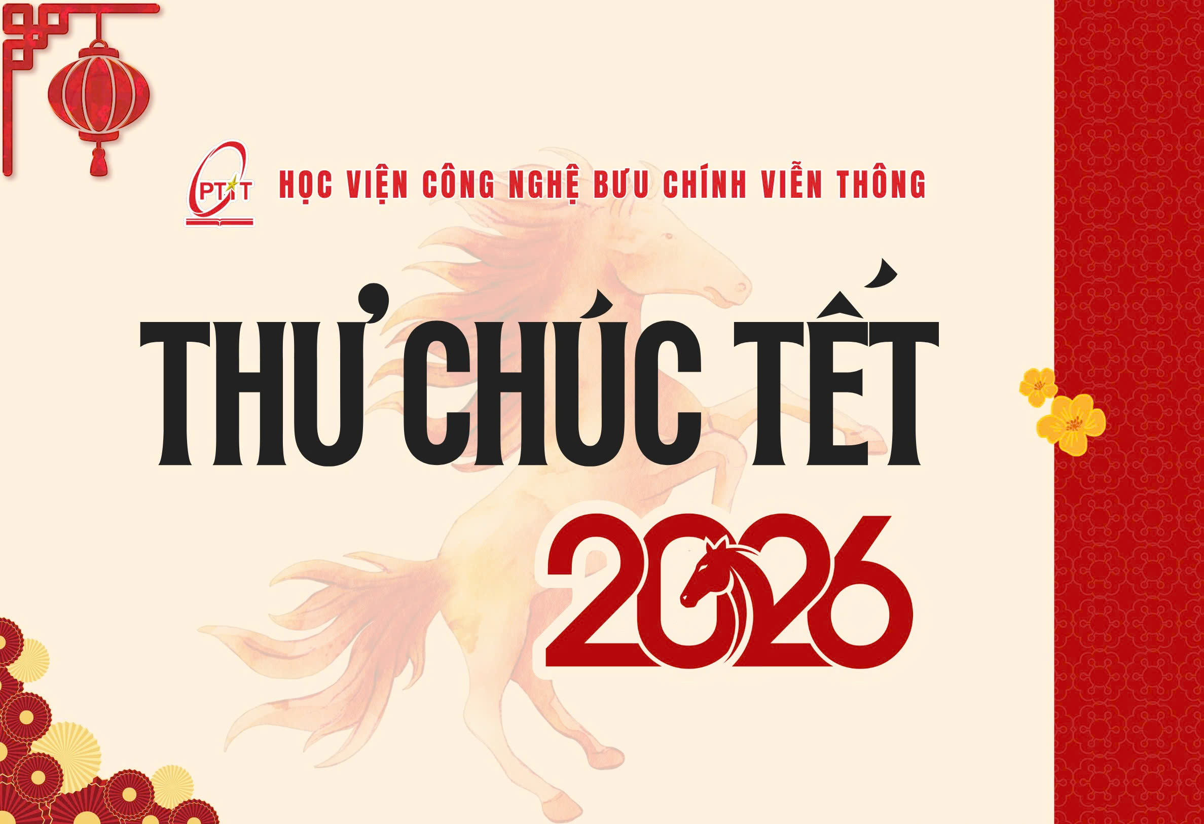 Thư chúc tết của Lãnh đạo Học viện Công nghệ Bưu chính Viễn thông