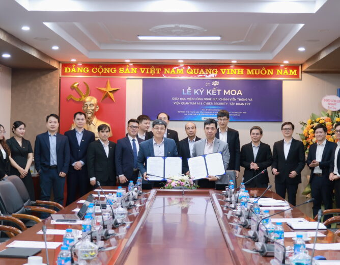 Học viện Công nghệ Bưu chính Viễn thông và Viện QACI Tập đoàn FPT ký kết hợp tác đào tạo, nghiên cứu công nghệ cao