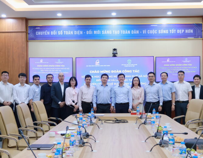 Học viện Bưu chính Viễn thông sẽ hợp tác cùng Sở KHCN Hà Nội phát triển đô thị thông minh