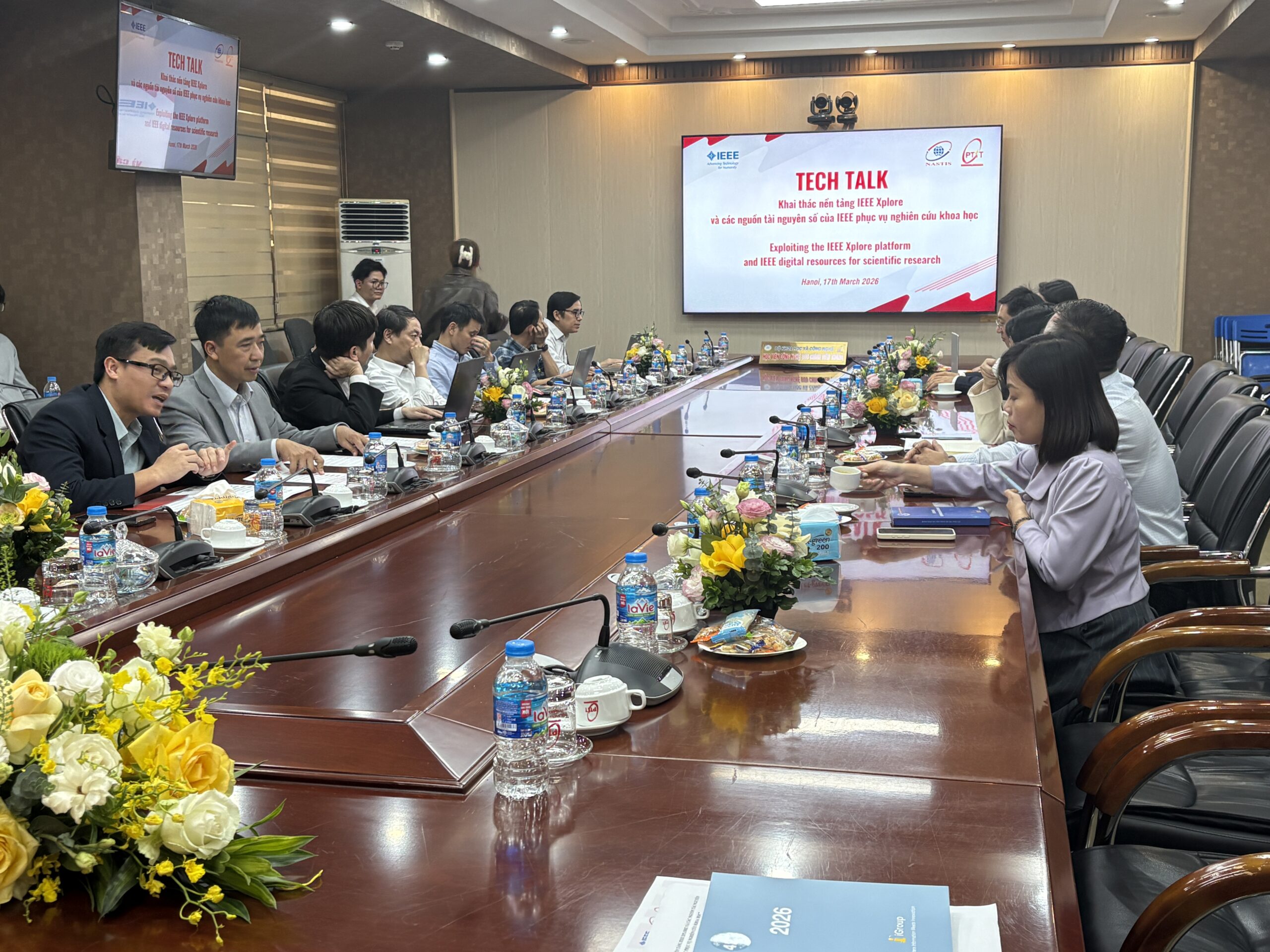 PTIT phối hợp với Cục Thông tin và Thống kê tổ chức Tọa đàm về khai thác nền tảng IEEE Xplore phục vụ nghiên cứu khoa học