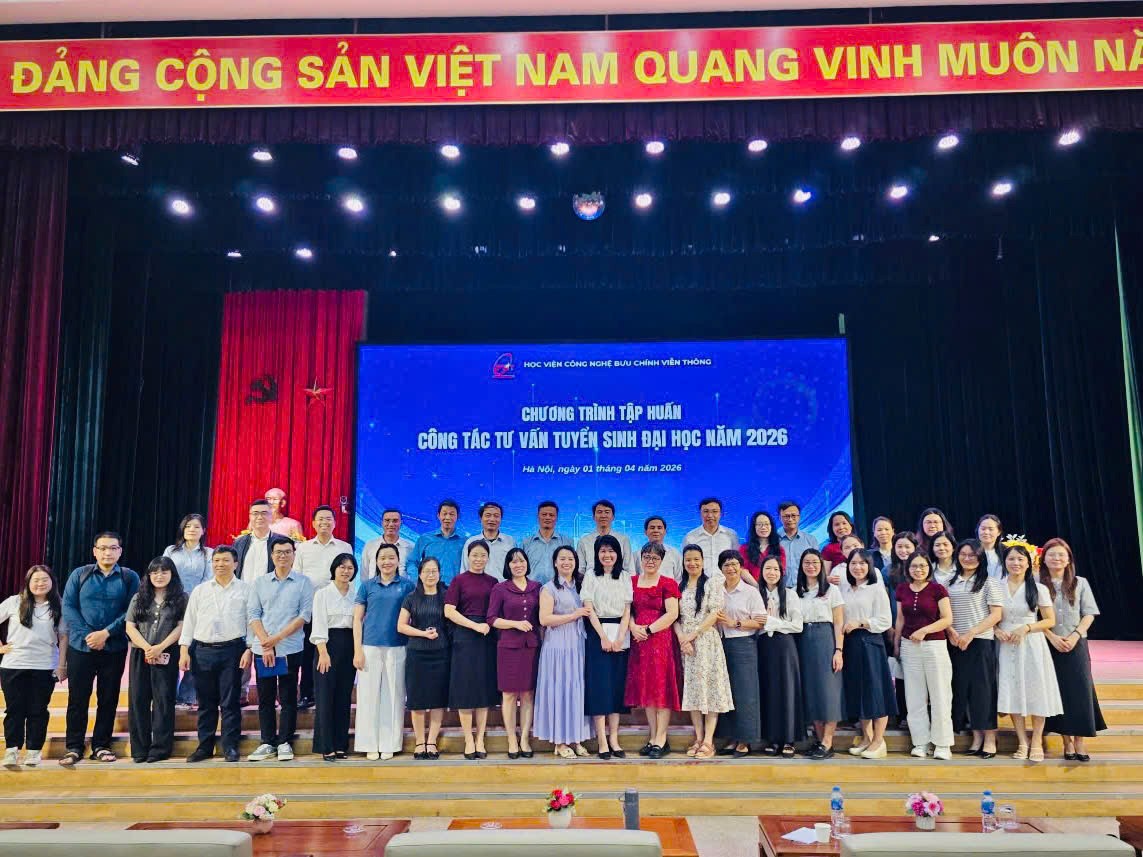 PTIT tổ chức tập huấn công tác tư vấn tuyển sinh đại học năm 2026