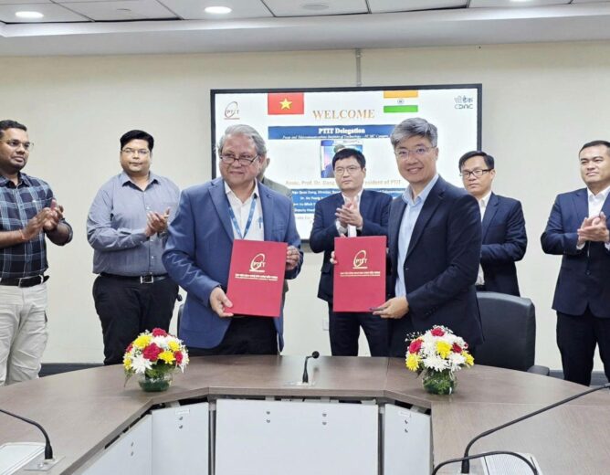 PTIT làm việc với C-DAC, thúc đẩy hợp tác đào tạo công nghệ và phát triển nguồn nhân lực số trước thềm Diễn đàn Đổi mới sáng tạo Việt Nam – Ấn Độ