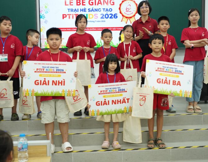 PTIT Kids 2026: Khép lại mùa hè sáng tạo, mở ra những hành trình khám phá mới