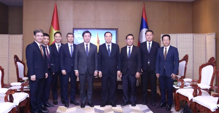 PTIT tham gia đoàn công tác Bộ Khoa học và Công nghệ thúc đẩy hợp tác khoa học, công nghệ và chuyển đổi số với Lào
