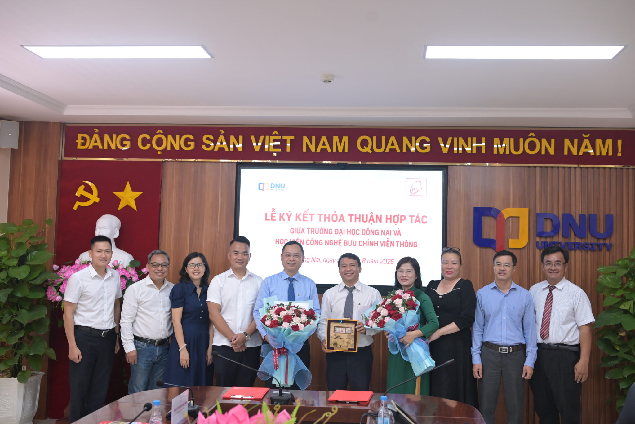 Học viện Công nghệ Bưu chính Viễn thông và Trường Đại học Đồng Nai ký kết thỏa thuận hợp tác toàn diện, chuyển giao hệ thống Đại học số