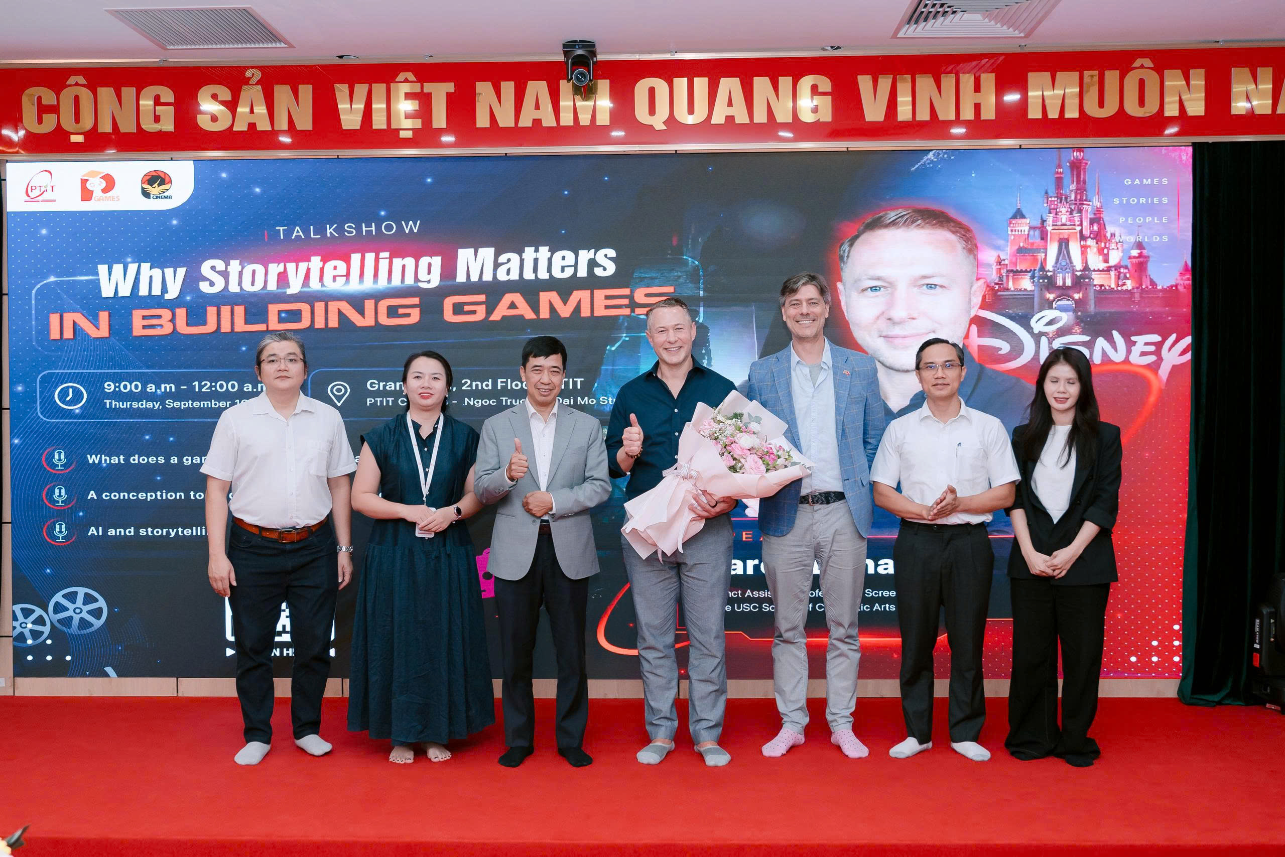 “Why Storytelling Matters in Building Games” – Chia sẻ từ nhà biên kịch Hollywood Aaron Benay với sinh viên Học viện
