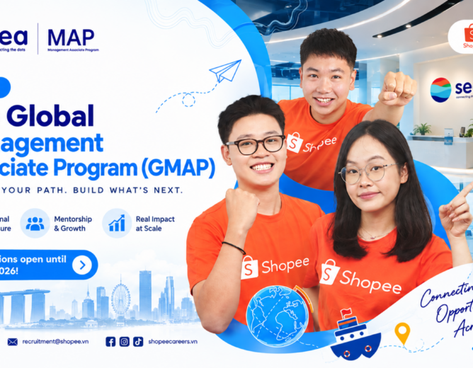 Cơ hội gia nhập Shopee, Garena, Monee dành cho Tài năng trẻ với chương trình tuyển dụng SEA – GMAP 2027