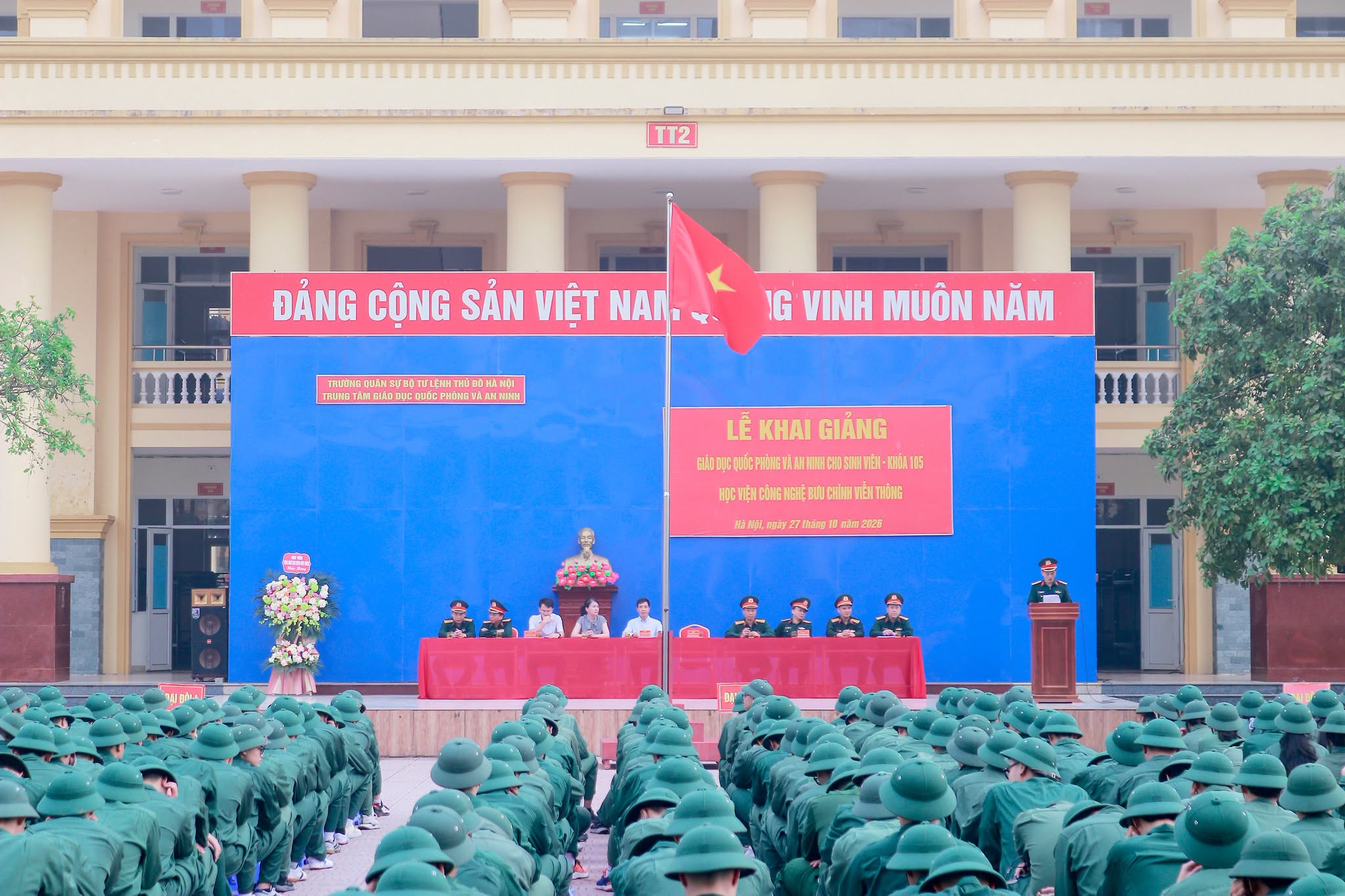 Học viện khai giảng khóa học Giáo dục quốc phòng và an ninh cho sinh viên khóa 2026, đợt 1