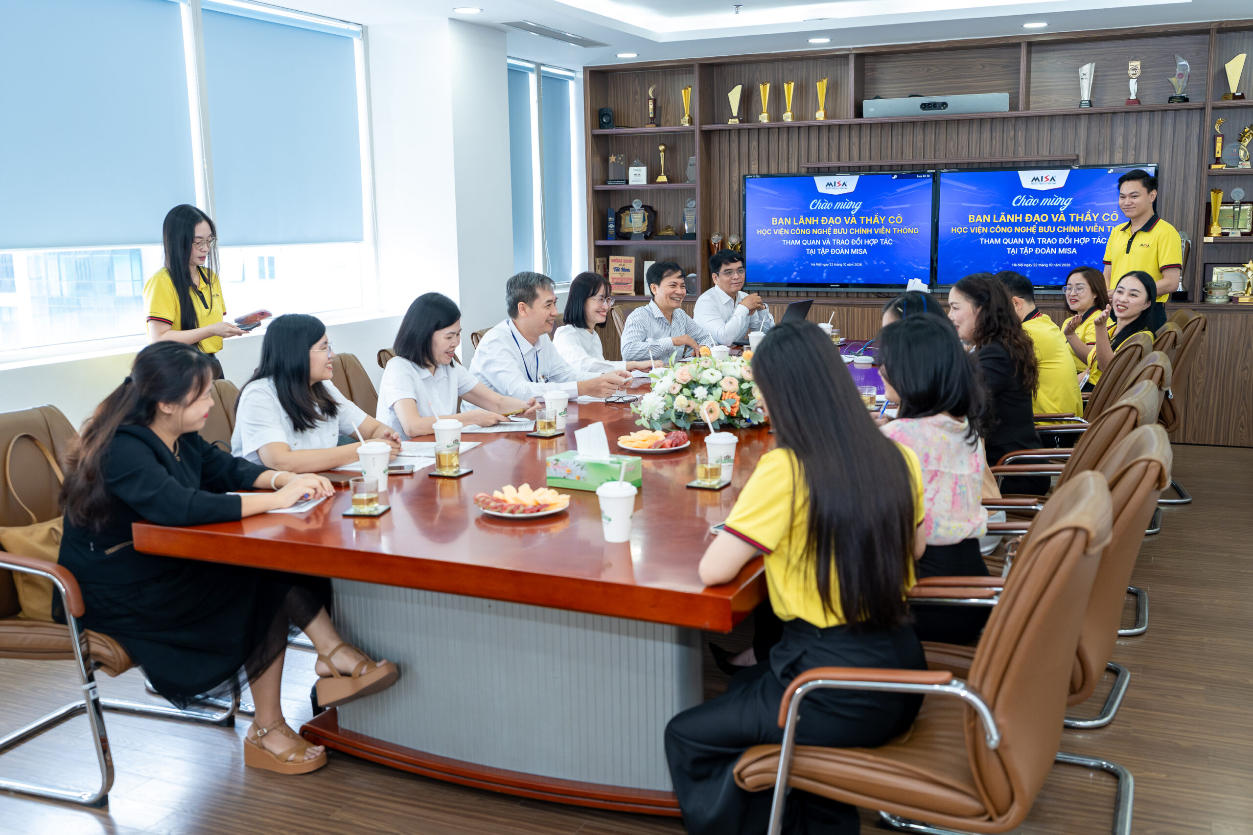 Học viện Công nghệ Bưu chính Viễn thông và Công ty cổ phần MISA thúc đẩy hợp tác đào tạo, nghiên cứu ứng dụng và kết nối doanh nghiệp